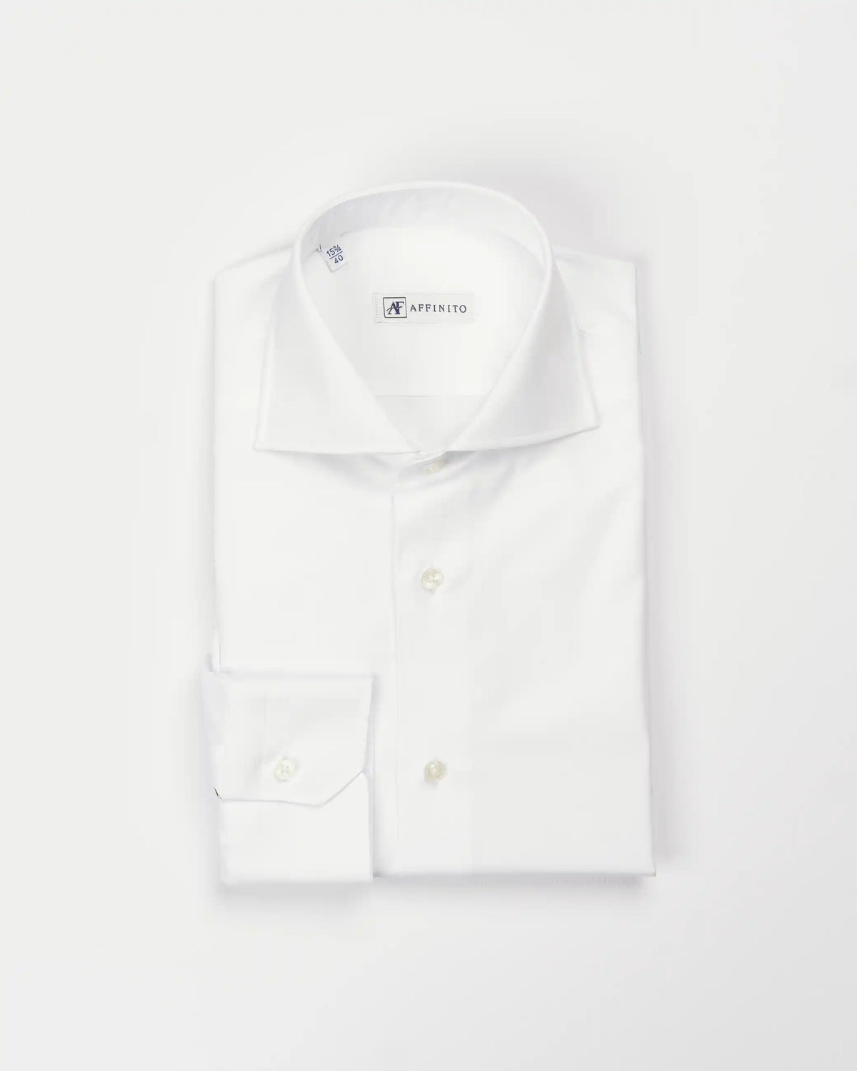 Camicia regular bianca in popeline | Collo Francese