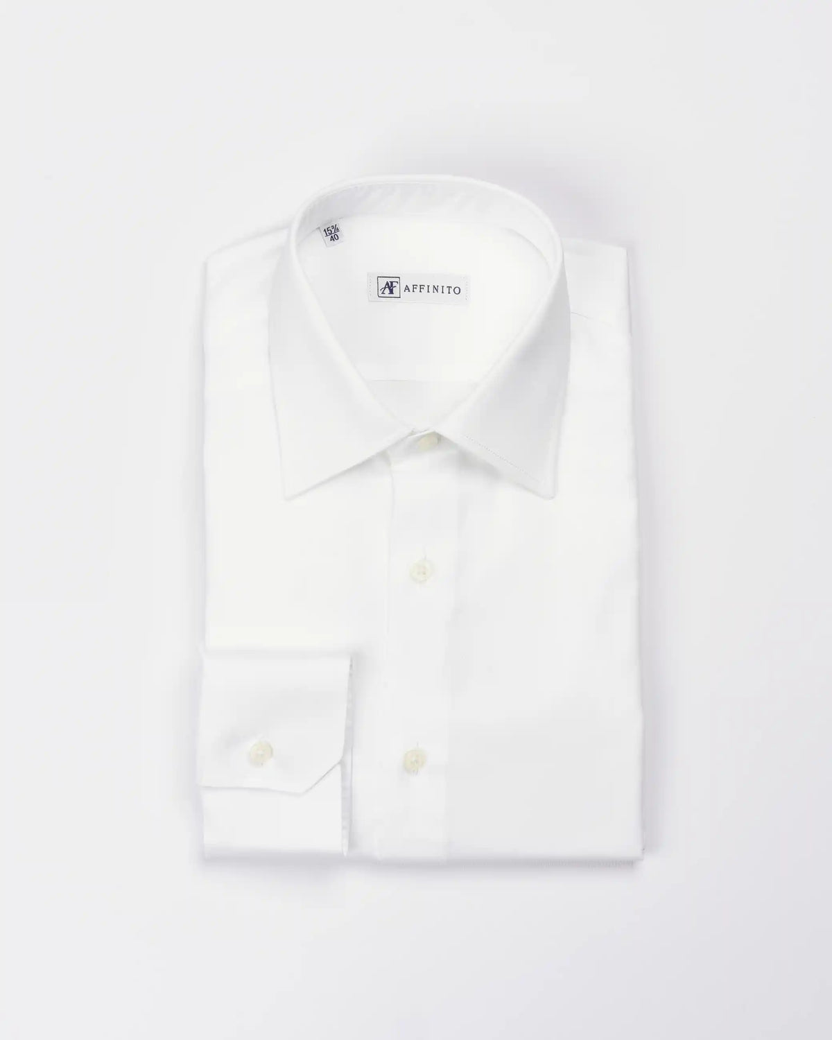 Camicia regular bianca in popeline | Collo Italiano