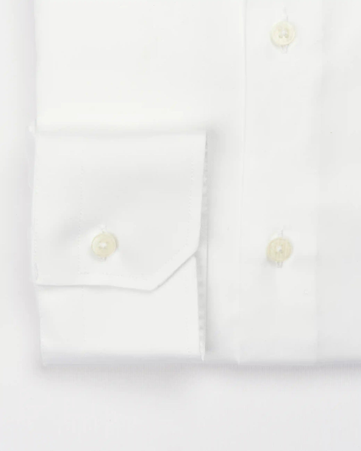 Camicia regular bianca in popeline | Collo Italiano