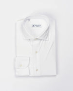 Camicia slim active bianca | Collo Mezzo Francese