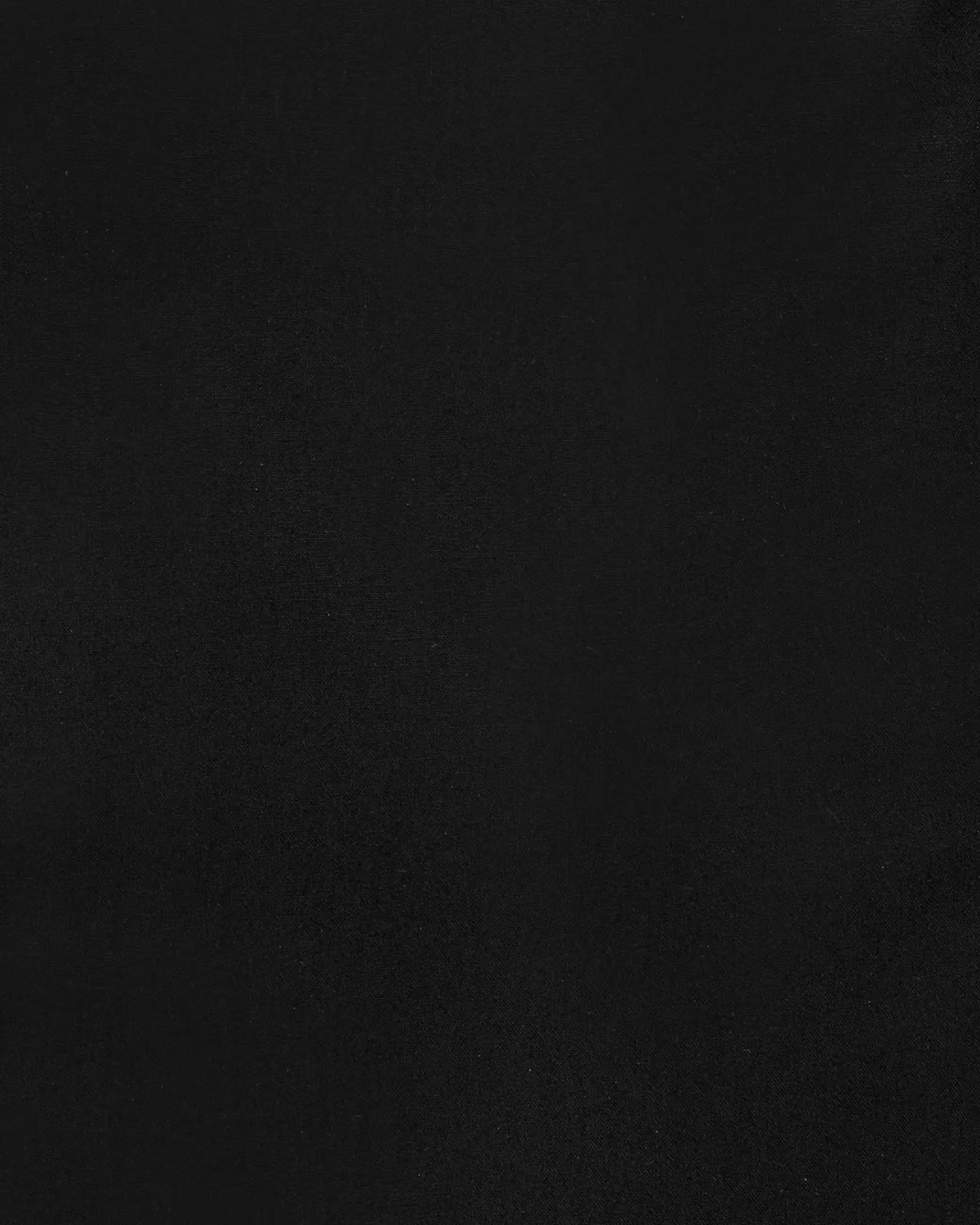 Camicia slim fit nera in popeline | Collo Francese