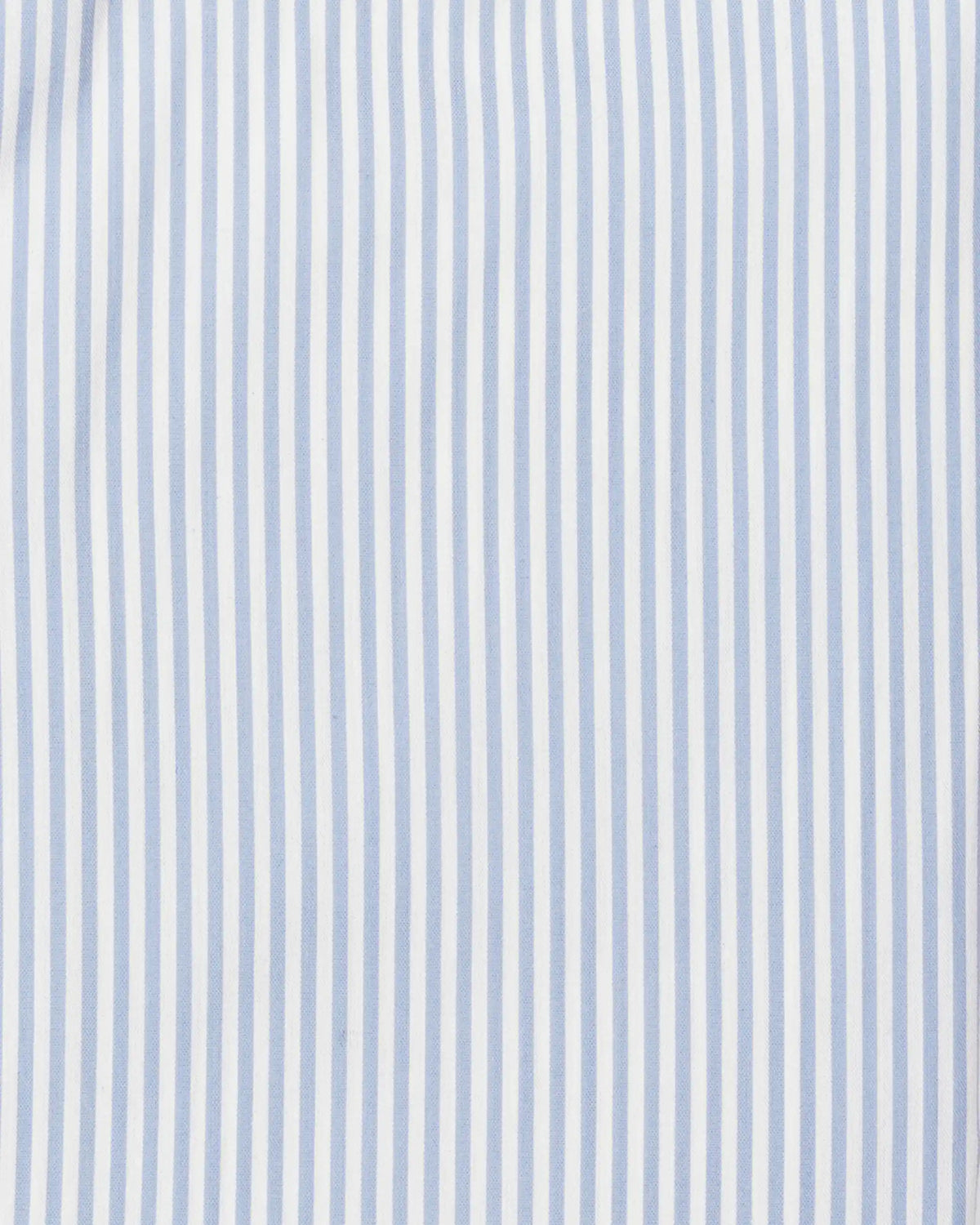 Camicia slim fit rigata celeste in popeline | Collo Mezzo Francese