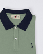 Polo Jersey mezza manica | Oliva