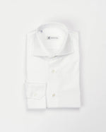 Camicia regular bianca in popeline | Collo Francese