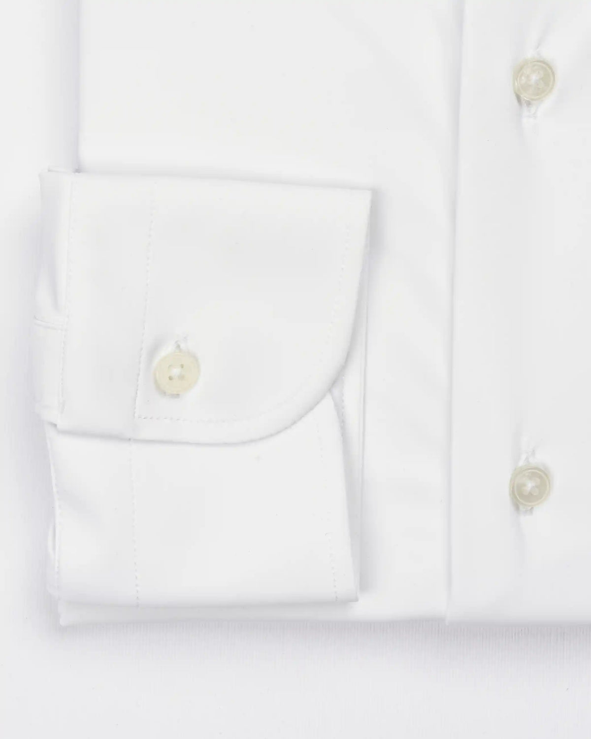 Camicia slim active bianca | Collo Mezzo Francese