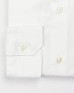 Camicia slim fit bianca in popeline | Collo Francese