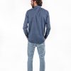 Camicia Blu Notte Fioristica Colorata-affinito-camiceria-camice-madeinitaly-italy-retro