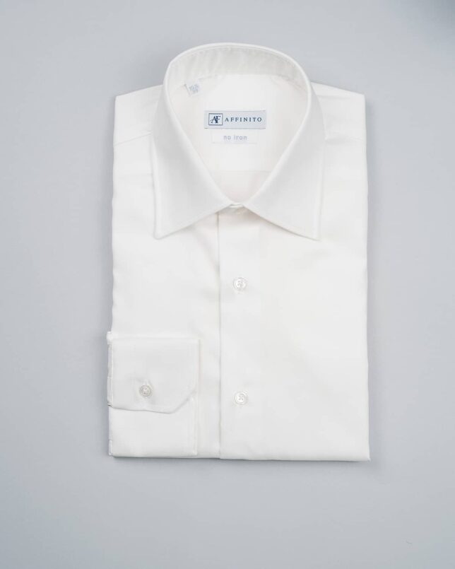 Camicia No Iron Bianco, Slim Fit