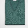 Maglia Merino Scollo a V Verde