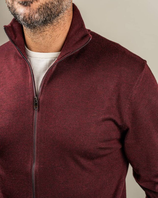 Full Zip Bordeaux