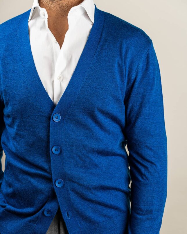 Cardigan Blu Royal